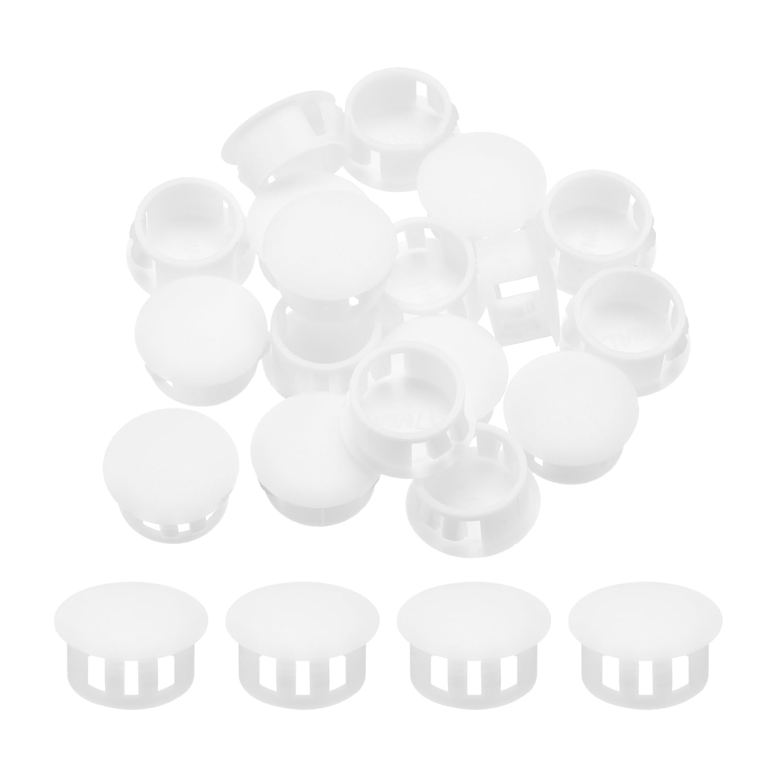 Amazon.co.jp: uxcell 32個 ホールプラグ 15mm プラスチック製 エンド